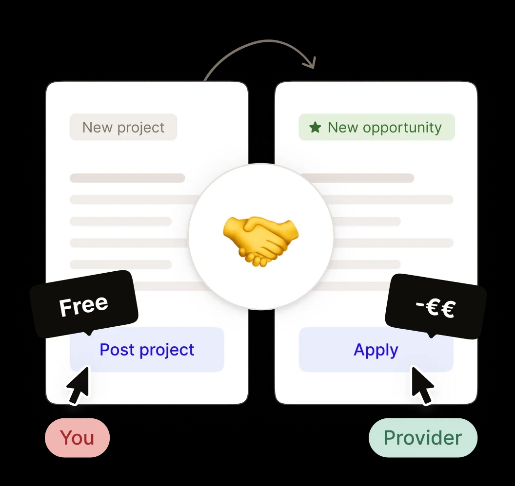 Les fournisseurs les plus pertinents gratuitement